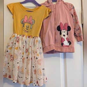 Minnie Dress & Hoodie! - 4T
